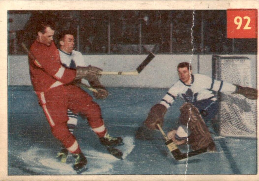 1954 Lum Stops Howe #92