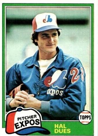 1981 Topps Hal Dues #71 card
