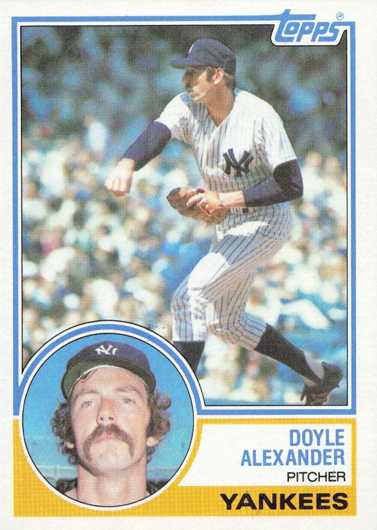 1983 Topps Doyle Alexander #512 card