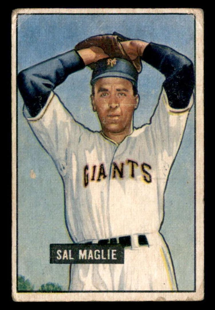 1951 Bowman Sal Maglie #127 card