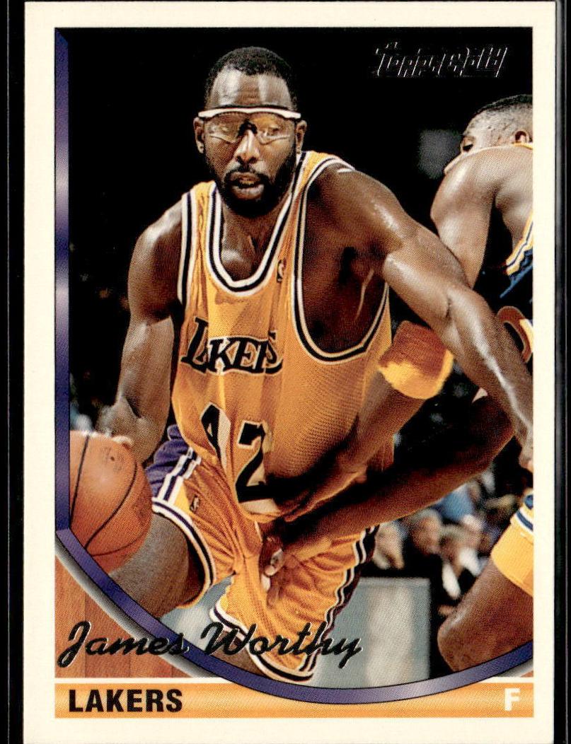 1993 Topps James Worthy [Gold] #88 card