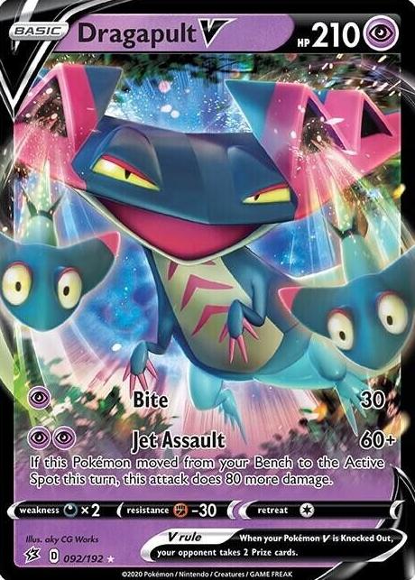 Dragapult V 2020 Pokemon Sword & Shield Rebel Clash