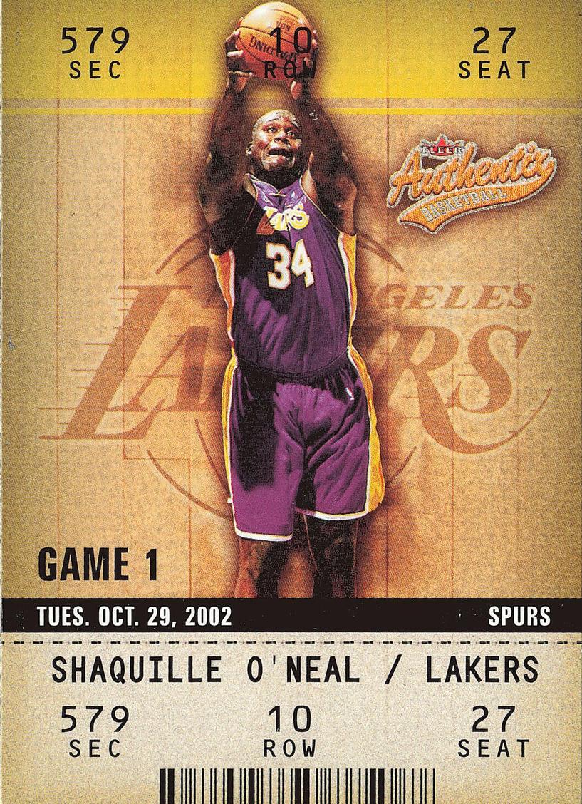 2002 Shaquille O'Neal #84
