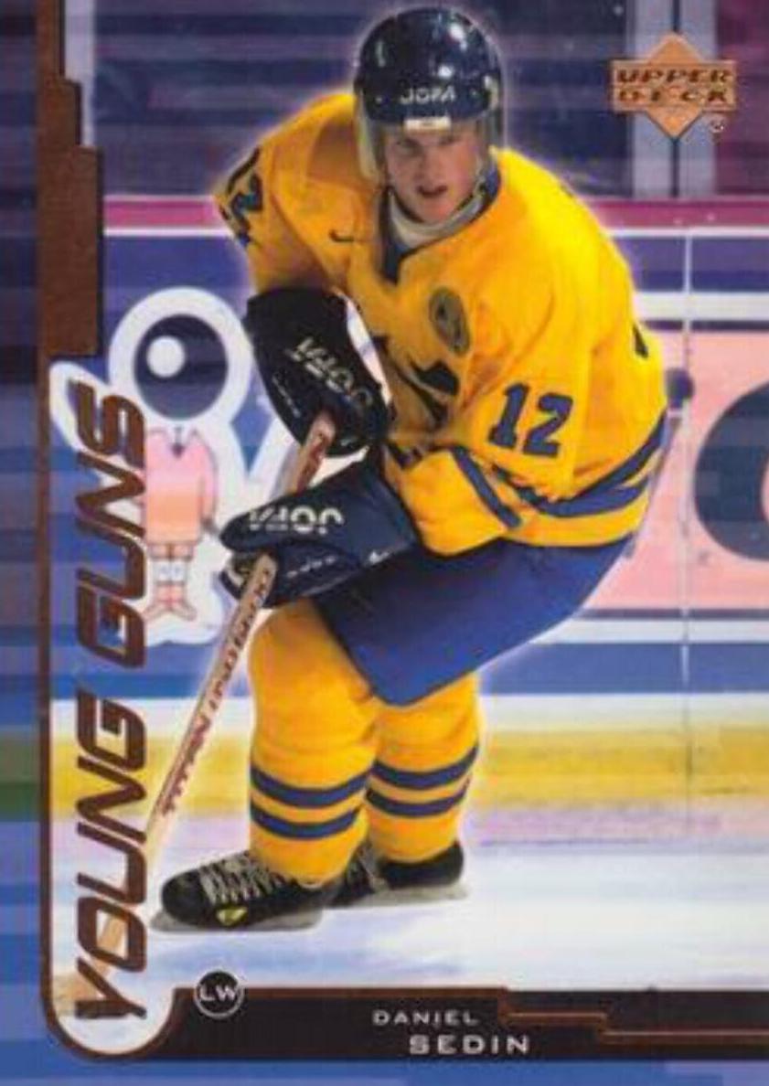 1999 Upper Deck Daniel Sedin #165 card