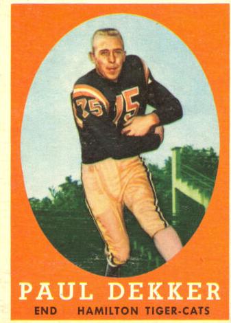 1958 Paul Dekker #20