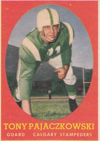 1958 Tony Pajaczkowski #25