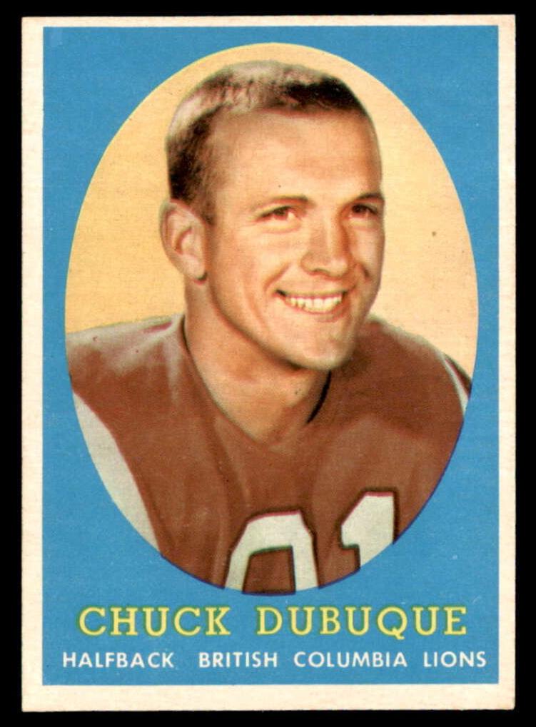 1958 Chuck Dubuque #73