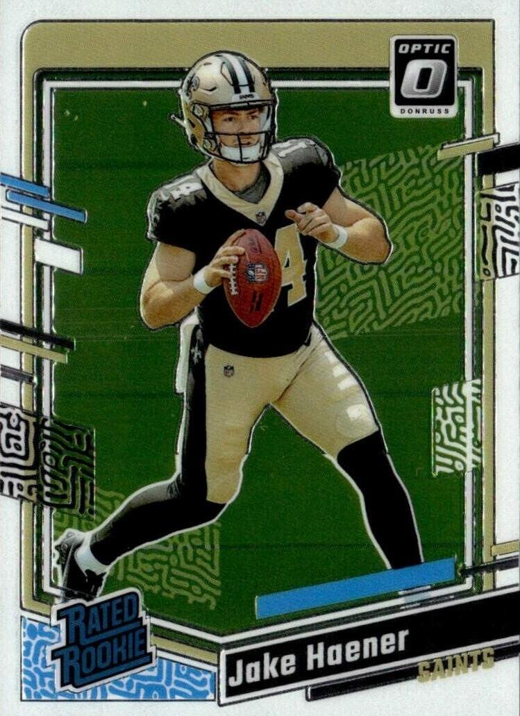 Jake Haener 2023 Donruss Optic Football card