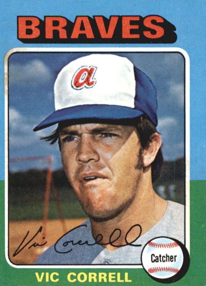 1975 Topps Vic Correll #177 card