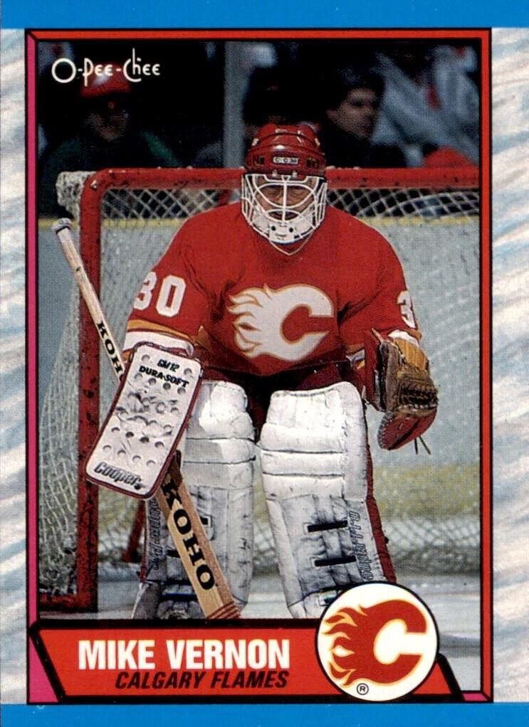 1989 O-Pee-Chee Mike Vernon #163 card