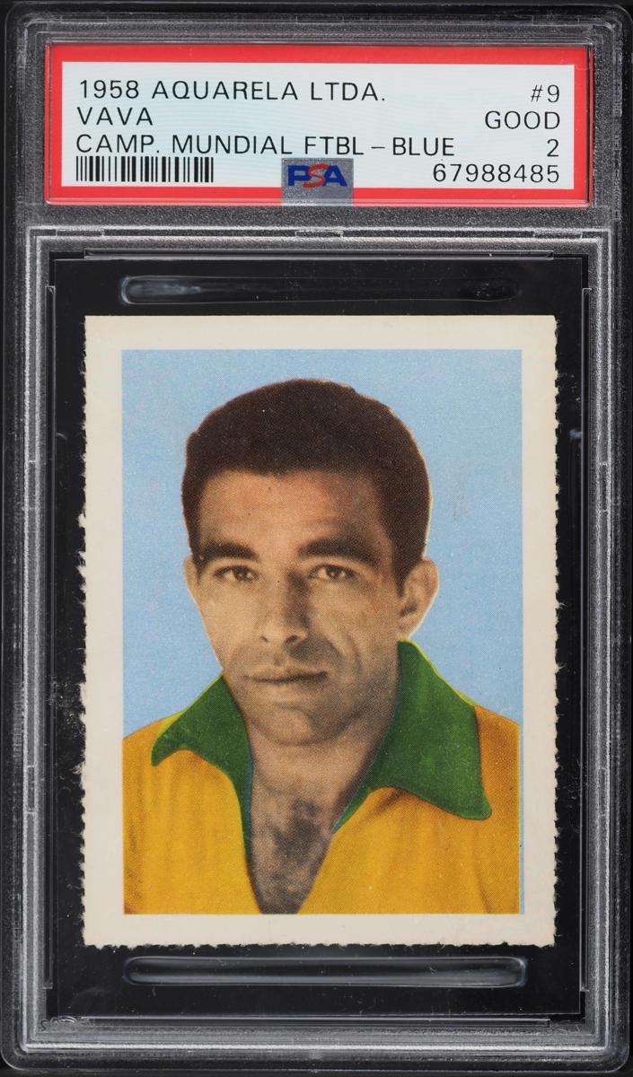 1958 Vava [Blue Number Perforated] #9