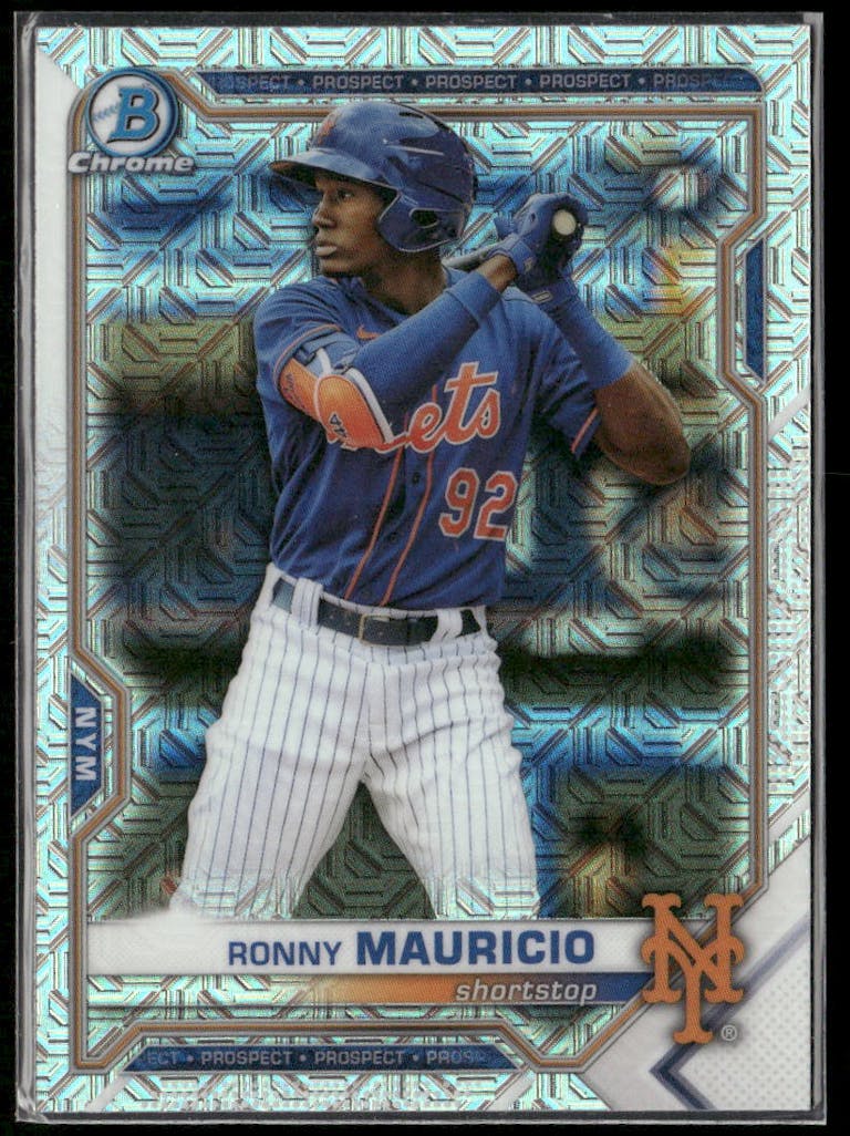 2021 Bowman Chrome Mega Box Prospects Baseball Ronny Mauricio #BCP-23 PSA 8.5