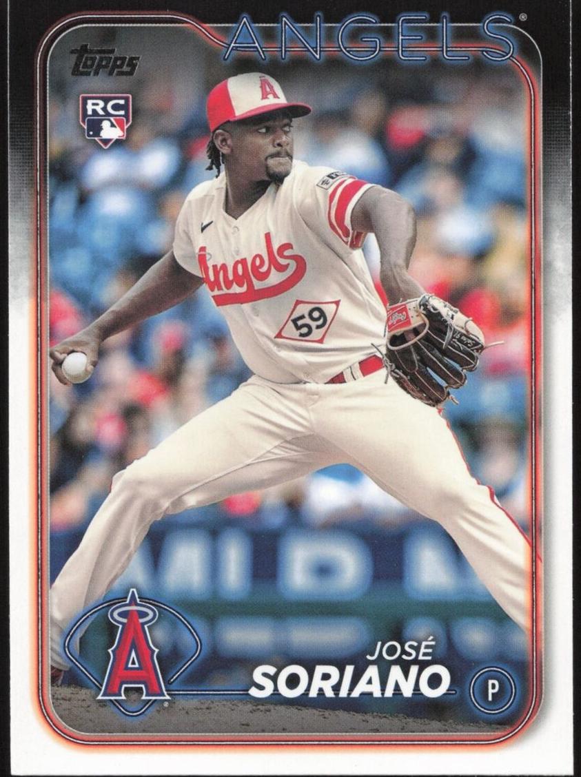 Jose Soriano 2024 Topps Series 1 card