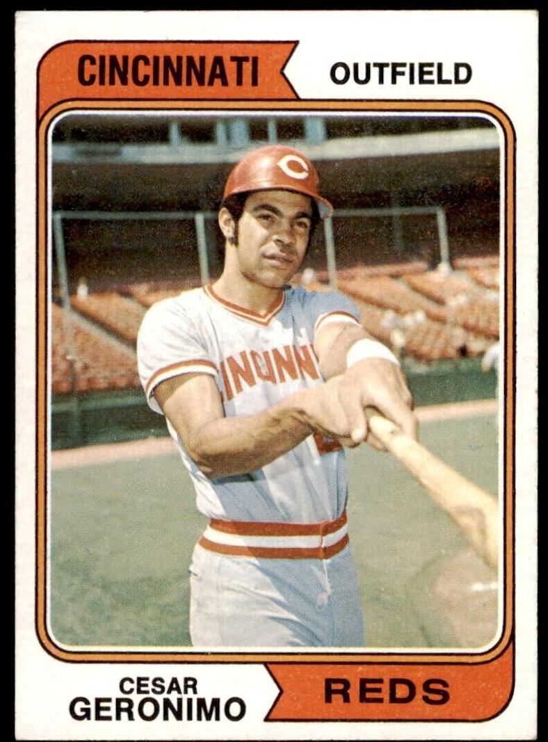 1974 Topps Cesar Geronimo #181 card