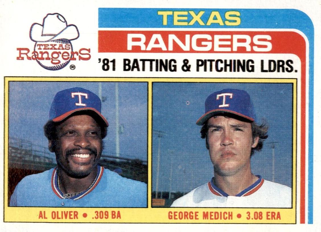 1982 Topps Al Oliver #36 card