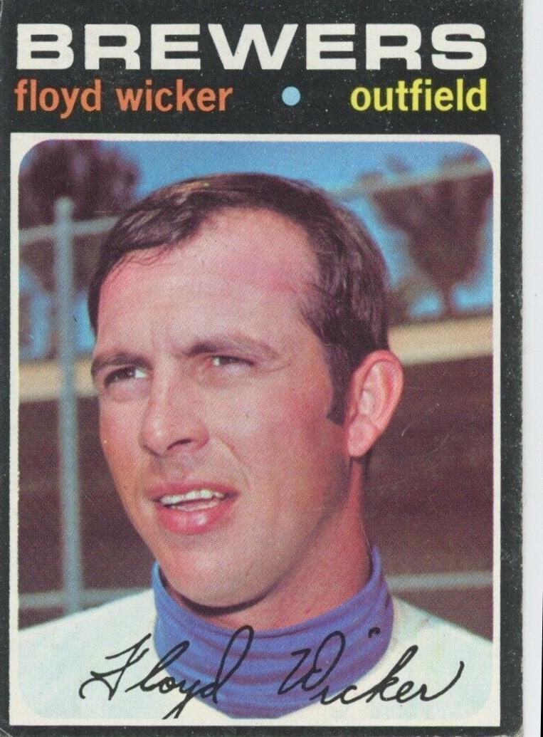 1971 Topps Floyd Wicker #97 card