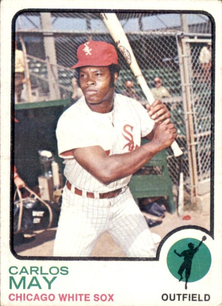 1973 Topps Carlos May #105 card
