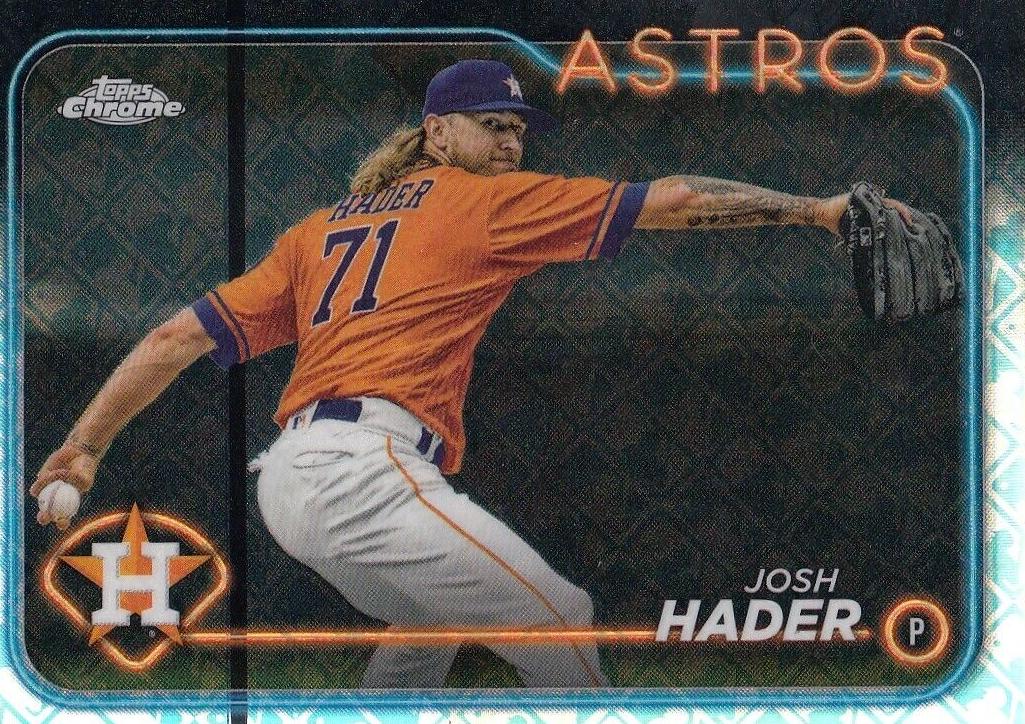 Josh Hader 2024 Topps Chrome Baseball card