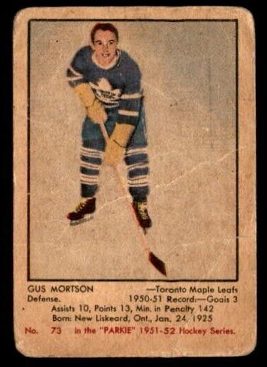 1951 Gus Mortson #73
