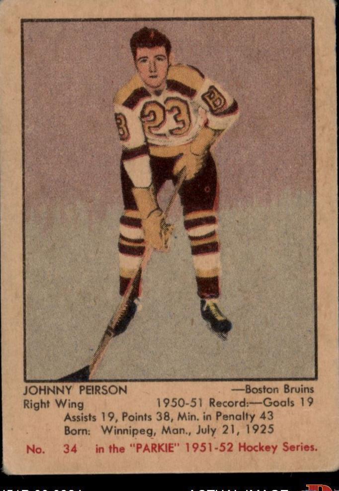 1951 Johnny Peirson #34