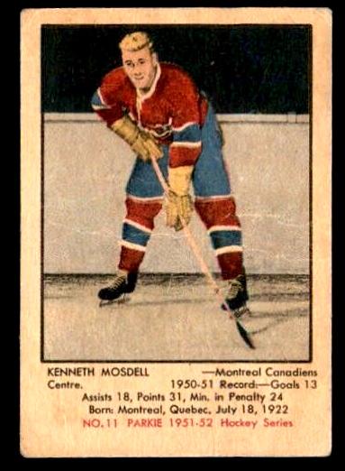 1951 Ken Mosdell #11