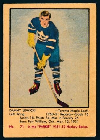 1951 Danny Lewicki #71