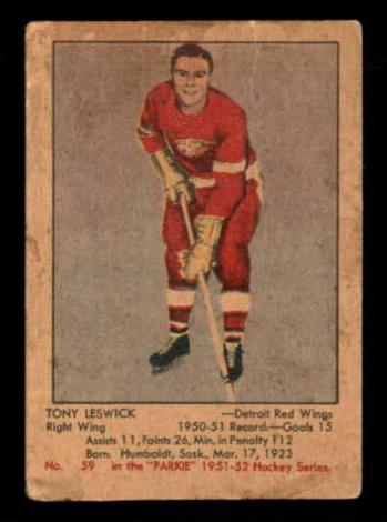 1951 Tony Leswick #59