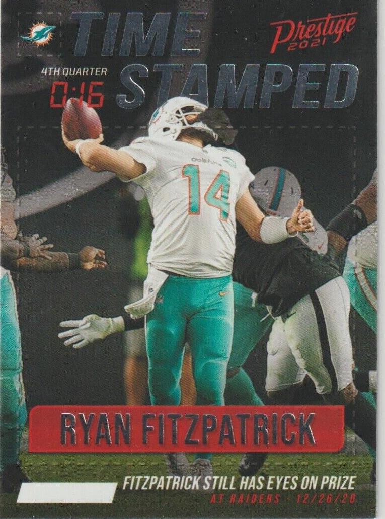 2021 Panini Prestige Ryan Fitzpatrick #TS-RF card
