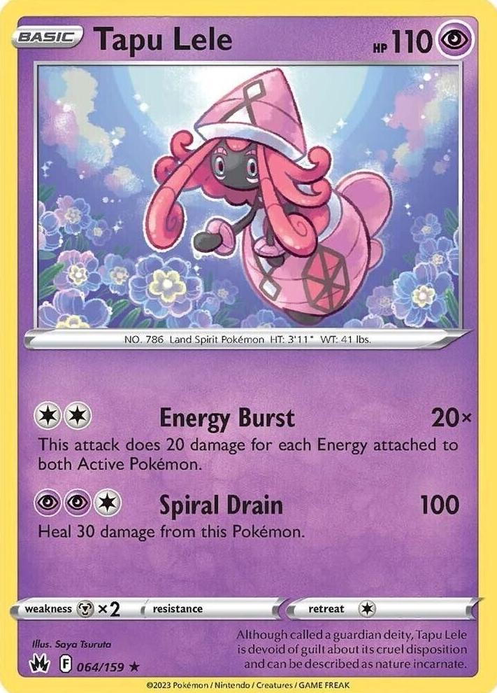 Tapu Lele 2023 Pokemon Crown Zenith