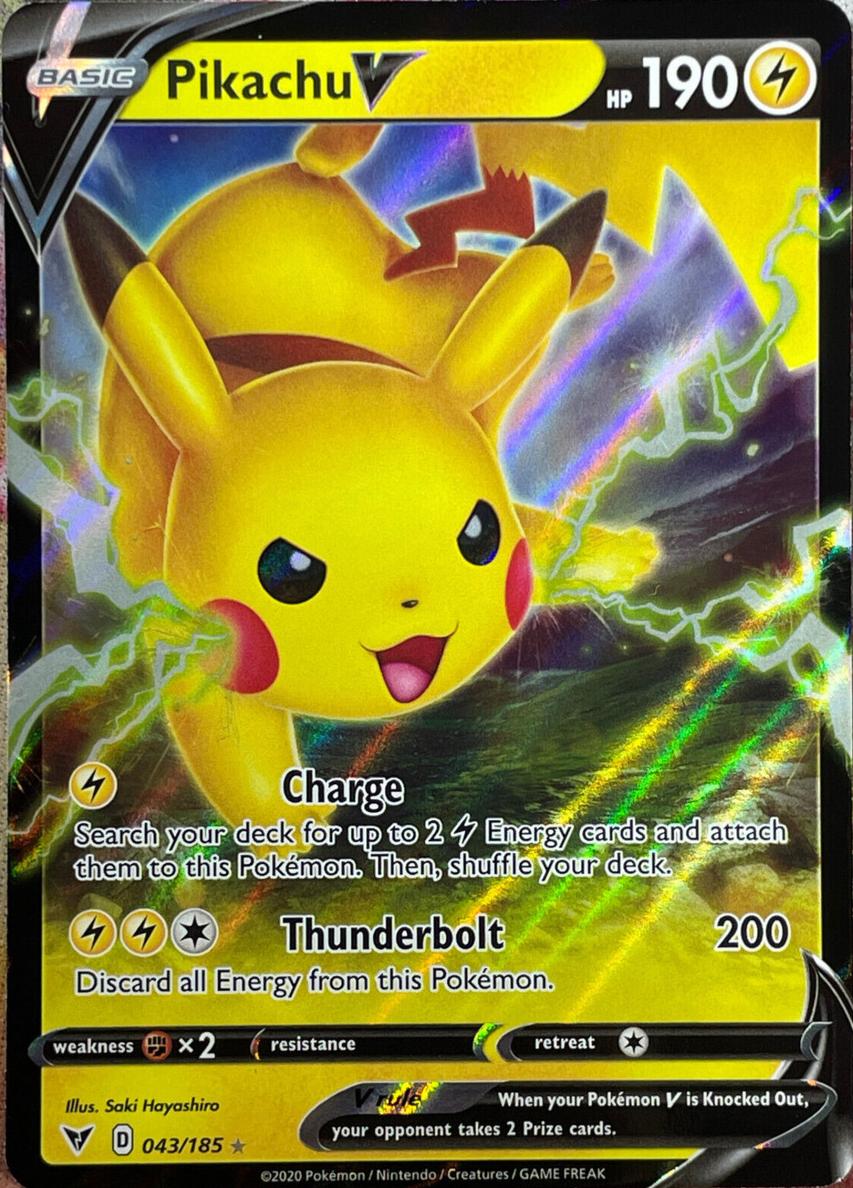 Pikachu V 2020 Pokemon Vivid Voltage