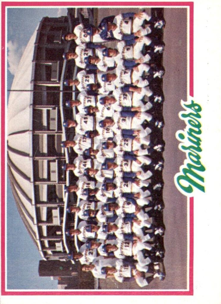 1978 Topps Mariners Team #499 card