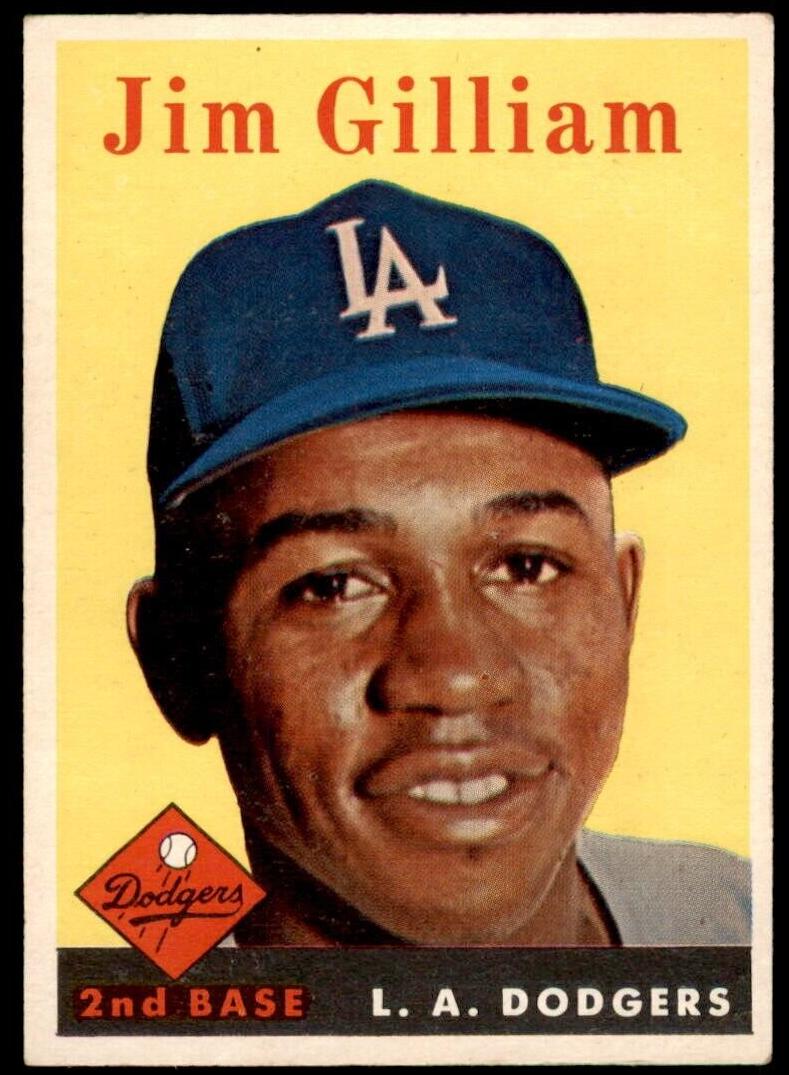 1958 Topps Jim Gilliam #215 card