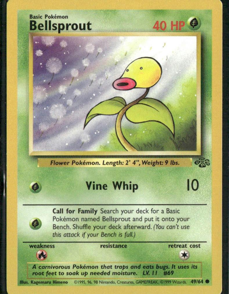 Bellsprout 1999 Pokemon Jungle
