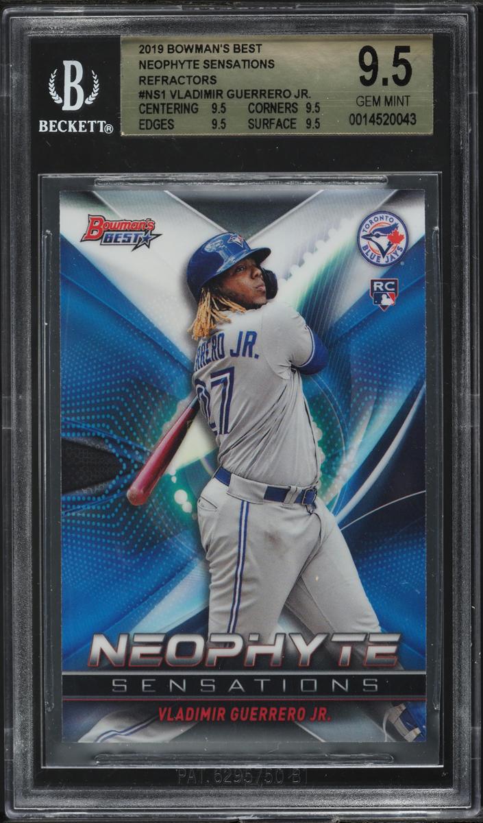 2019 Bowman's Best Baseball Refractor Vladimir Guerrero Jr. #NS-1 PSA 9