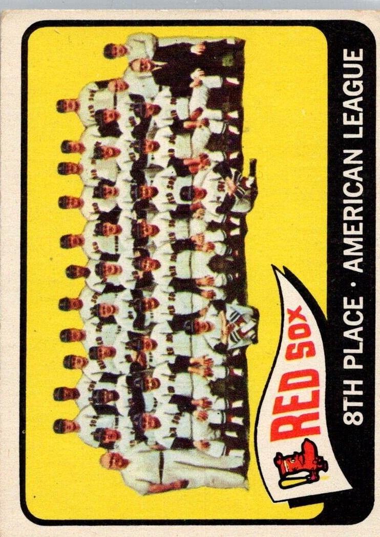 1965 Topps Red Sox Team #403 card
