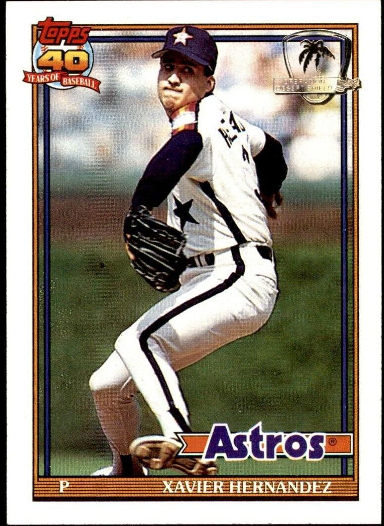 1991 Topps Xavier Hernandez #194 card
