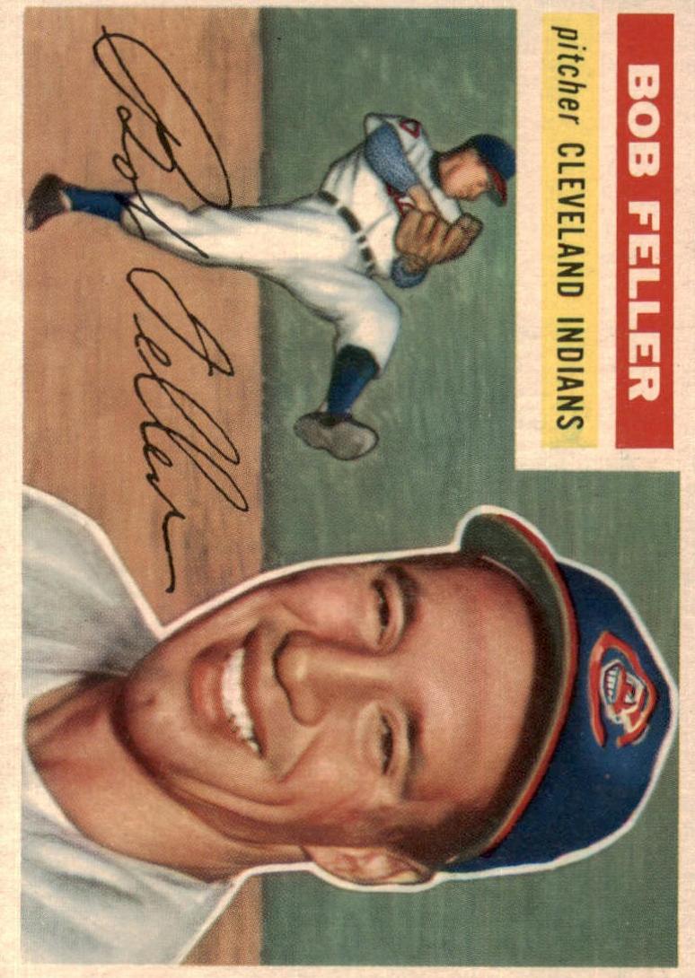 Bob Feller 1956 Topps Baseball