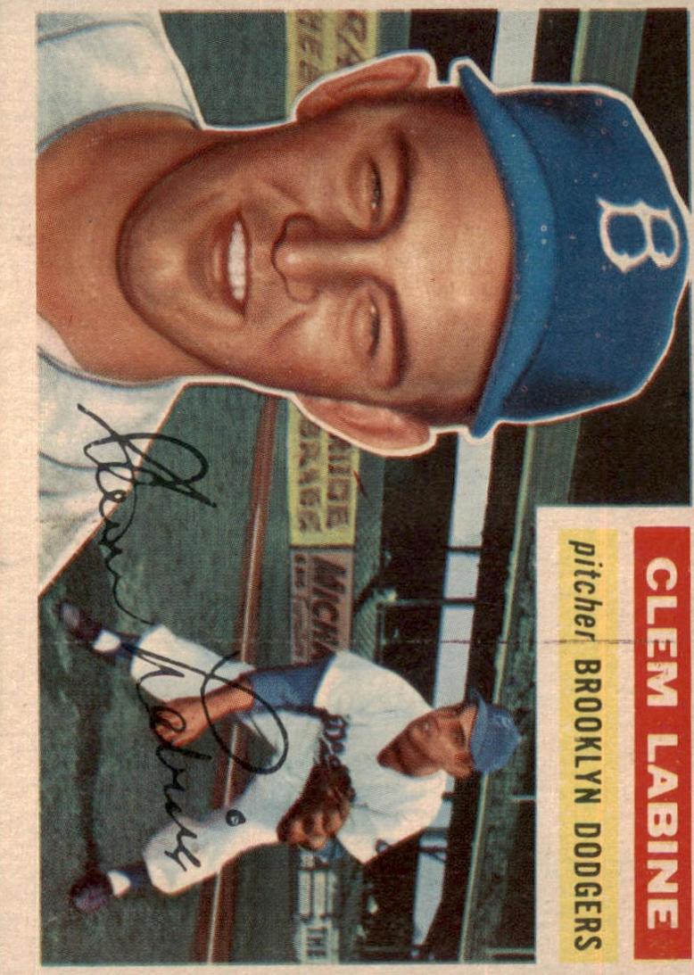 1956 Topps Clem Labine #295 card