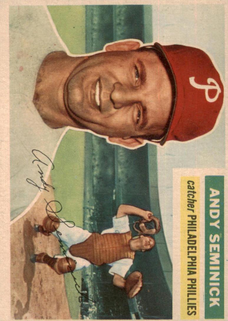 1956 Topps Andy Seminick #296 card