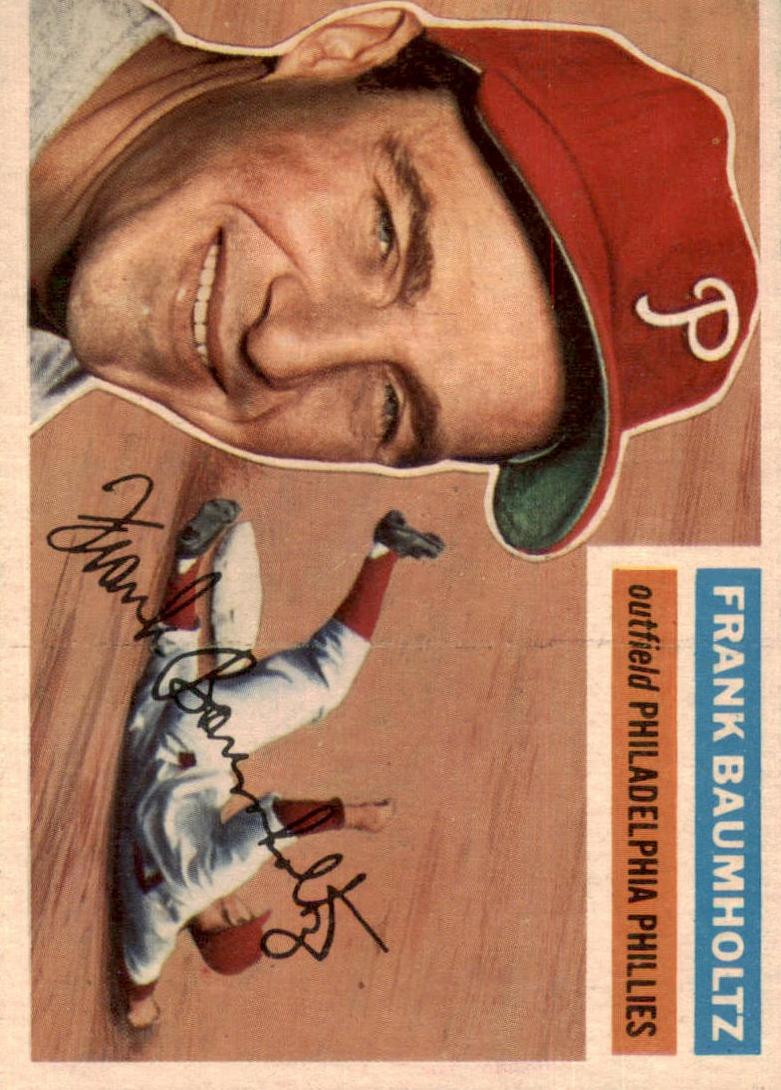 1956 Topps Frank Baumholtz #274 card