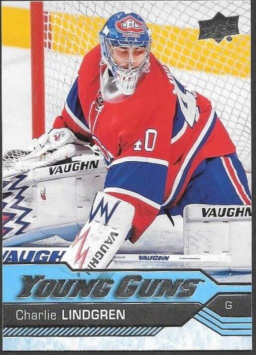 2016 Upper Deck Charlie Lindgren #473 card