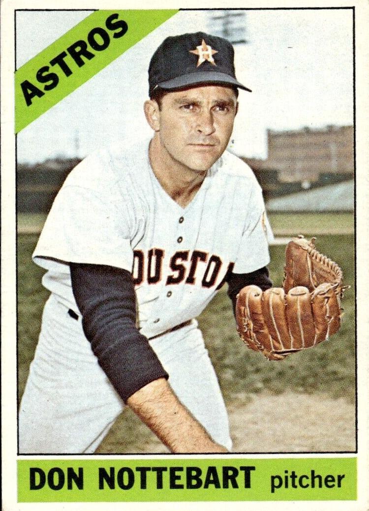 1966 Topps Don Nottebart #21 card