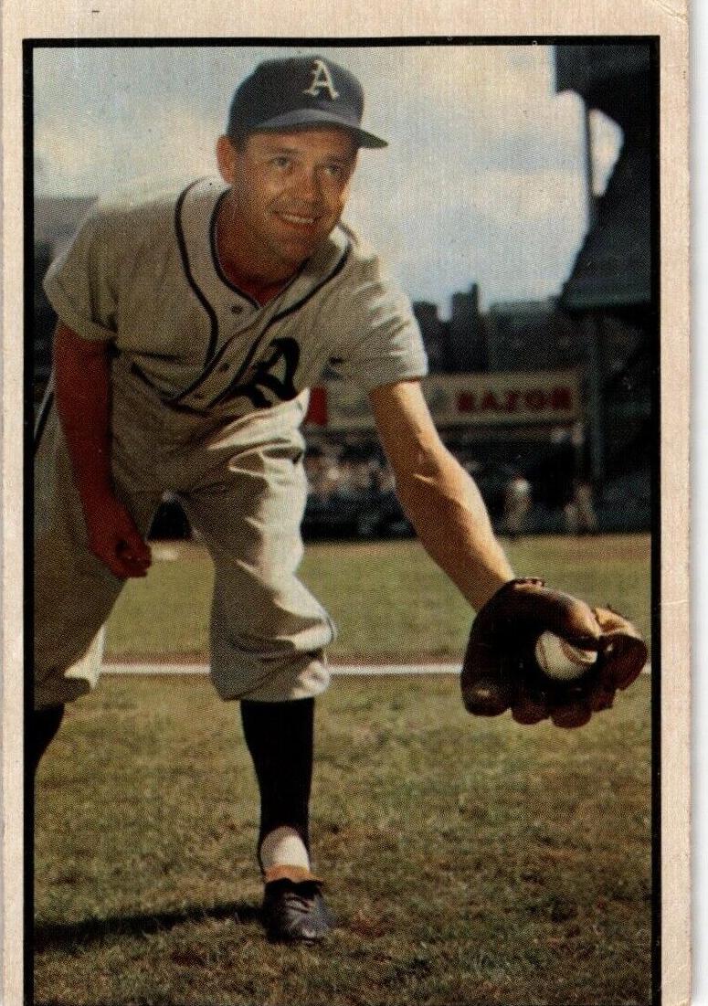 1953 Bowman Color Eddie Joost #105 card