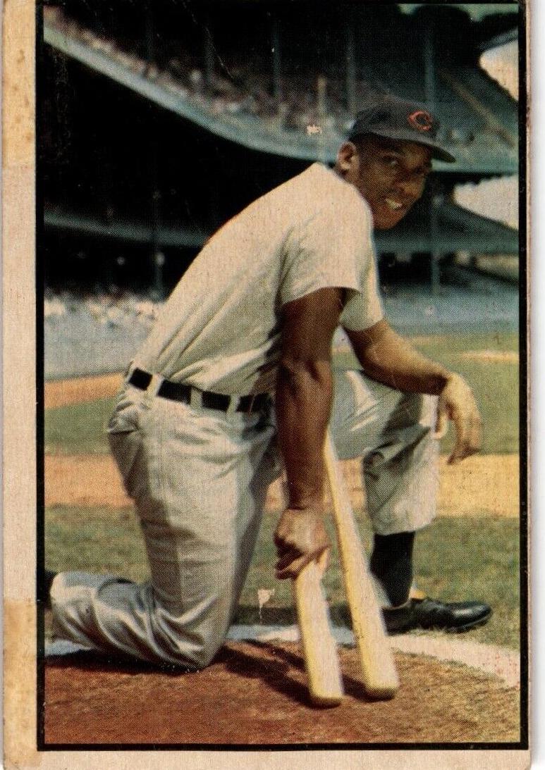 1953 Bowman Color Luke Easter #104 card