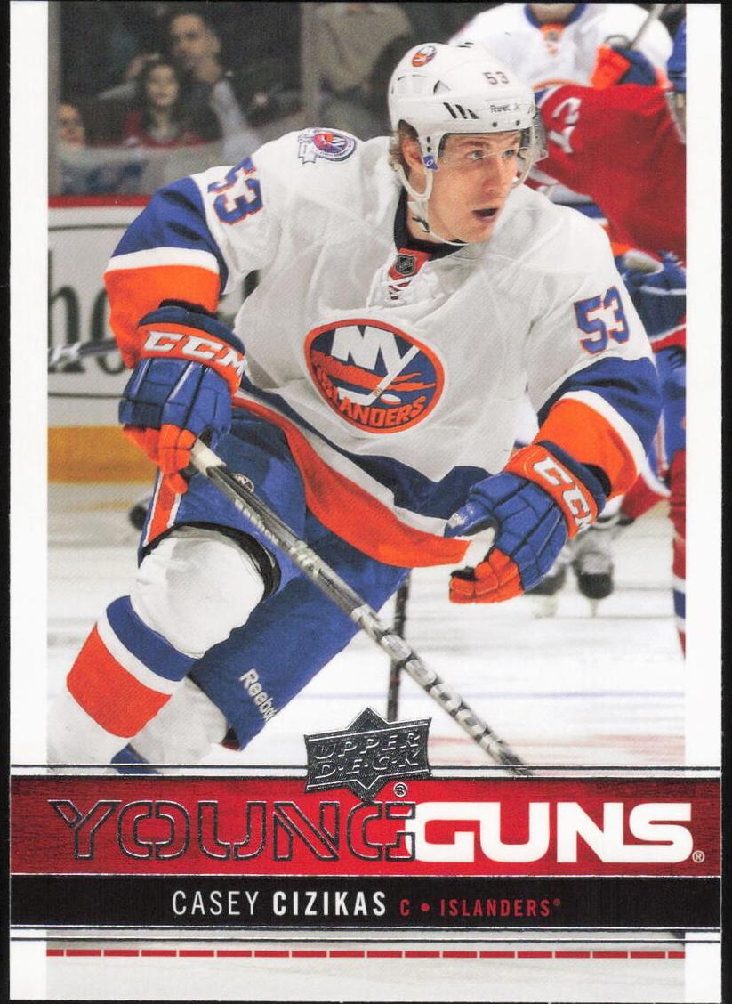 2012 Upper Deck Casey Cizikas #235 card