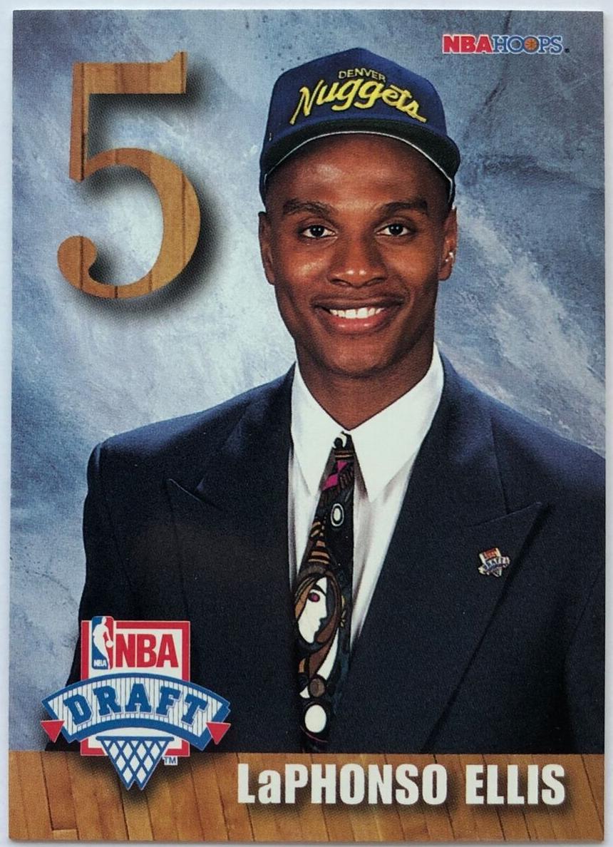 1992 Hoops LaPhonso Ellis #D card
