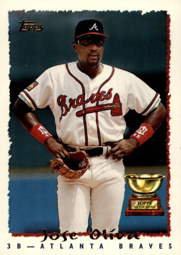 1995 Topps Jose Oliva #451 card