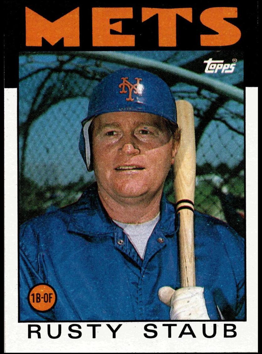 1986 Rusty Staub #570