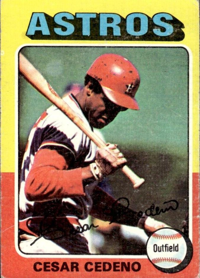1975 Topps Cesar Cedeno #590 card