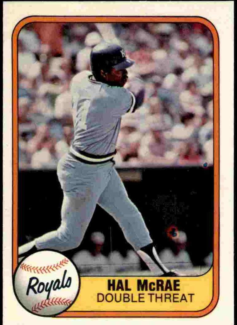 1981 Hal McRae #41